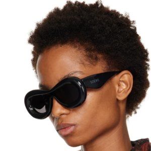 LOEWE Black Inflated Mask Sunglasses